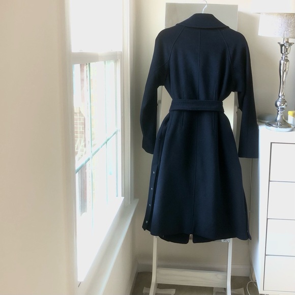 Marc New York Wool Blend Coat in Navy - Picture 2 of 11